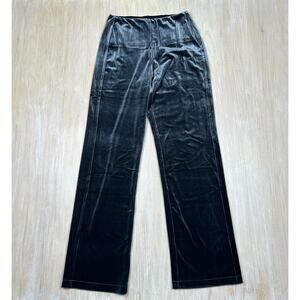 Lysse Garden Green Elastic Waist Pull On Shay Crushed Velvet Suit Pants Medium